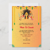 Invitation de la déesse Mata Ki Chowki Durga Jagra (Devant)