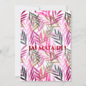 Invitation de la déesse Mata Ki Chowki Durga Jagra (Dos)