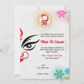 Invitation de la déesse Mata Ki Chowki Durga Jagra (Devant)