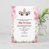 Invitation de la déesse Mata Ki Chowki Durga Jagra (Debout devant)