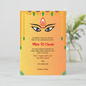 Invitation de la déesse Mata Ki Chowki Durga Jagra (Debout devant)