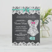 Invitation de la dentelle Lingerie Shower Bridal P (Debout devant)