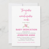 Invitation de la divinité de bébé avec crainte et (Devant)