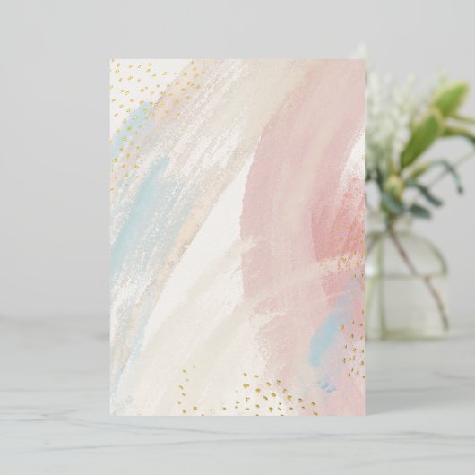Invitation de la do-it-yourself d'aquarelle blanch (Debout devant)