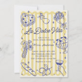 Invitation de la Dolce Vita Lemon (Devant)