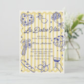 Invitation de la Dolce Vita Lemon (Debout devant)