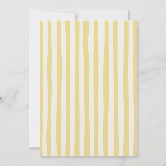 Invitation de la Dolce Vita Lemon (Dos)