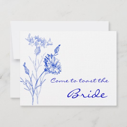 INVITATION DE LA DOUCHE BRIDAL (Devant)