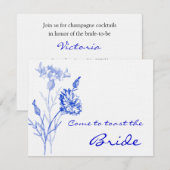 INVITATION DE LA DOUCHE BRIDAL (Devant / Derrière)