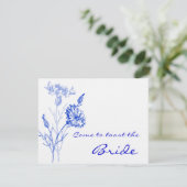 INVITATION DE LA DOUCHE BRIDAL (Debout devant)