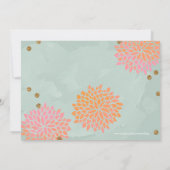 Invitation de la douche d'aquarelle à Parties scin (Dos)