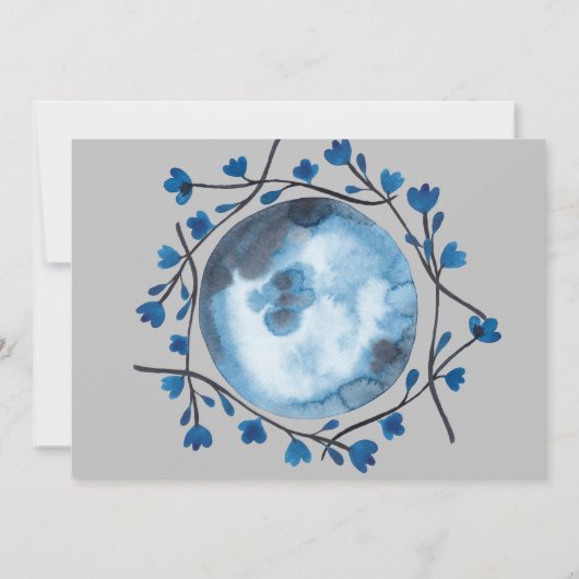 Invitation de la douche nuptiale (Dos)