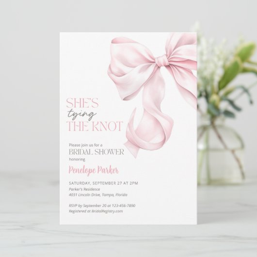 Invitation de la douche nuptiale (Debout devant)