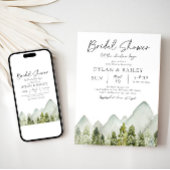 Invitation de la douche nuptiale