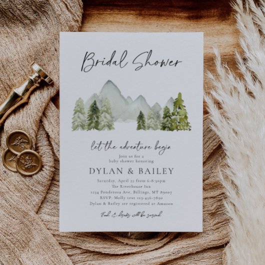 Invitation de la douche nuptiale