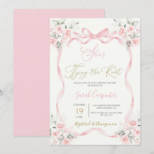 Invitation de la douche nuptiale