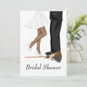 Invitation de la douche nuptiale africaine américa (Debout devant)