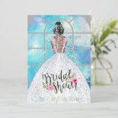 Invitation de la douche nuptiale africaine américa (Debout devant)