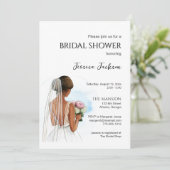 Invitation de la douche nuptiale africaine américa (Debout devant)