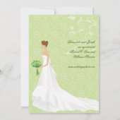 Invitation de la douche nuptiale Aisle (Dos)