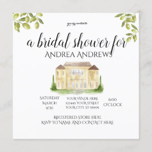 Invitation de la douche nuptiale Benvenuti Italia