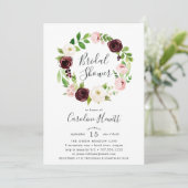 Invitation de la douche nuptiale Blush Romance (Debout devant)