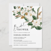 Invitation de la douche nuptiale Boho Magnolia (Devant)