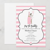 Invitation de la douche nuptiale Bubbly (Devant / Derrière)