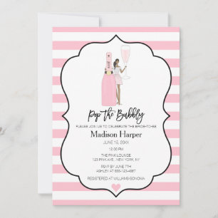 Invitation de la douche nuptiale Bubbly