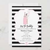 Invitation de la douche nuptiale Bubbly (Devant)