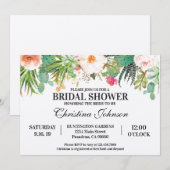 Invitation de la douche nuptiale Cactus Succulente (Devant / Derrière)