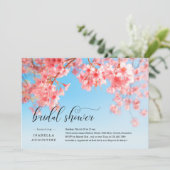 Invitation de la douche nuptiale Cherry Blossoms (Debout devant)
