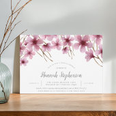 Invitation de la douche nuptiale Cherry Blossoms