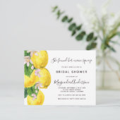 Invitation de la douche nuptiale citron principal (Debout devant)