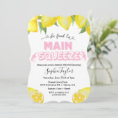 Invitation de la douche nuptiale citron principal (Debout devant)