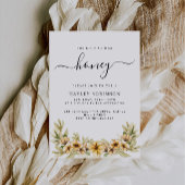 Invitation de la douche nuptiale d'abeilles, Invit