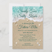 Invitation de la douche nuptiale de Beach Waves (Devant)