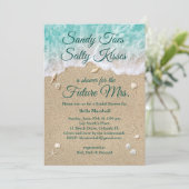 Invitation de la douche nuptiale de Beach Waves (Debout devant)