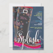 Invitation de la douche nuptiale de démarrage en c (Devant)