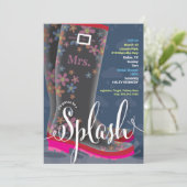 Invitation de la douche nuptiale de démarrage en c (Debout devant)