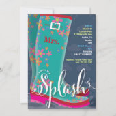 Invitation de la douche nuptiale de démarrage en c (Devant)