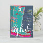 Invitation de la douche nuptiale de démarrage en c (Debout devant)