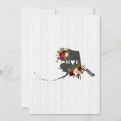 Invitation de la douche nuptiale de destination de (Dos)