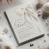 Invitation de la douche nuptiale de la ceinture bl