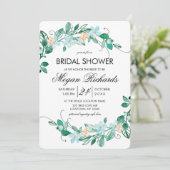 Invitation de la douche nuptiale de la couronne de (Debout devant)