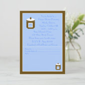 Invitation de la douche nuptiale de la recette - M (Debout devant)