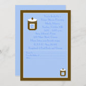 Invitation de la douche nuptiale de la recette - M (Devant / Derrière)