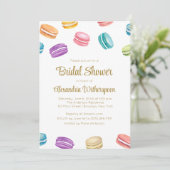 Invitation de la douche nuptiale de Macaron (Debout devant)