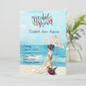 Invitation de la douche nuptiale de mariage (Debout devant)