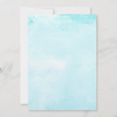 Invitation de la douche nuptiale de mariage (Dos)